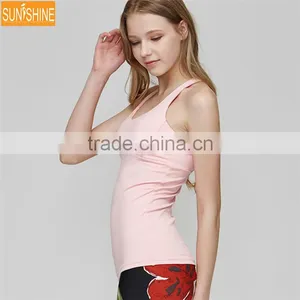 Top Quality Fashion Fitness Women Yoga Tops Workout Tank Top thumbnail-4