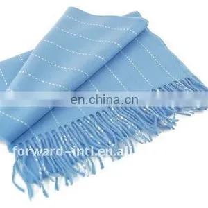 Cotton/silk/wool/modal Blended Cashmere Scarf thumbnail-1