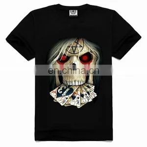 2016 Summer Fashion Skeleton Printed T-shirt for Man thumbnail-1