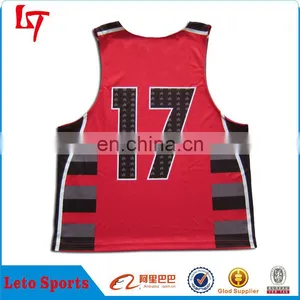 New Design Sportswear Lacrosse Jersey/ Cheap Price Custom Women Reversible Lacrosse Pennies thumbnail-5