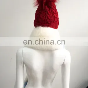 2017 Custom New Design Fashion Real Fox Fur Korean Scarf thumbnail-5