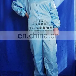 New Design Cleanroom Antistatic Protective ESD Coverall thumbnail-4