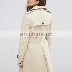 Wholesale Lady Overcoat Dust Jacket Women Long Duster Coat thumbnail-3