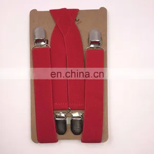 Wholesale Low MOQ Cheap 2.5cm Elastic Suspenders thumbnail-1