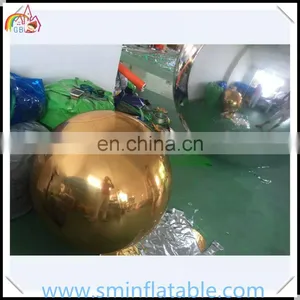 Giant Disco Inflatable Mirror Ball, Inflatable Sliver/gold Mirror Decorative, Reflect Sphere Balloon for Stage thumbnail-2