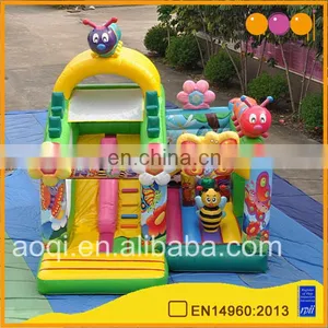 For Kids Animal Playhouse Used Commercial Bee Inflatable Combo Bouncer In2017 thumbnail-1