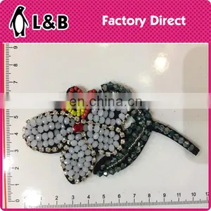 New Design Latest Fashion Rhinestone Applique thumbnail-5