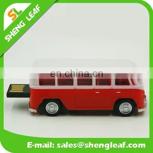 Special Bus Shaped Plastic Usb Flash Drive thumbnail-1