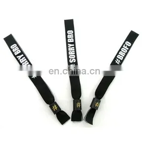 Wholesale Heat Transfer Polyester Customized Fabric Wristbands thumbnail-5