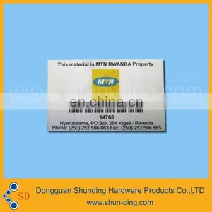 Strong Adhesive Metal Asset Tag With Barcode thumbnail-4