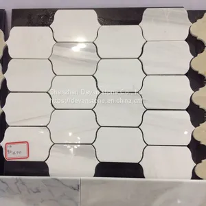 Polished Marble Mosaic Dolomite Mosaic Wall Hexagon Mosaic thumbnail-4