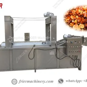 Board Bean Industrial Continuous Fryer Machine Stainless Steel thumbnail-2