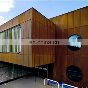 Facade Corten Steel Wall Cladding Price m2 thumbnail-5