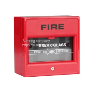 Fire Alarm Button Fire Alarm Glass Break Switch for Normally Closed Evacuation Door Control Alarm System thumbnail-3
