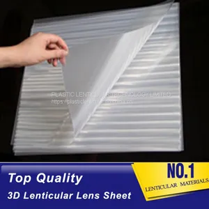 PLASTICLENTICULAR Lenticular 75 Lpi 3d Sheet pp Material 0.45mm Lenticular Lenses Sheet for Sales China thumbnail-1