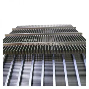 SS Flat Wedge v Wire Screen Panel Used for Iron Ore thumbnail-3
