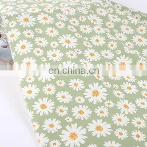 Hot Selling Soft Small Daisy Fabric 100D Four Side Elastic Digital Printed Fabric Chrysanthemum Top Women's Dress Fabric thumbnail-6