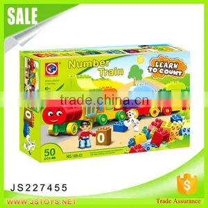 Educational Number Train Toy Connecting Blocks for Baby Learn to Count thumbnail-4
