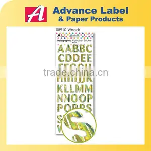 DIY Craft Scrapbook Colourful Alphabet Sticker Shiny Holographic Letter Sticker thumbnail-1