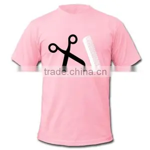 Barber T-Shirt - Gents Barber T-Shirt Pink thumbnail-1