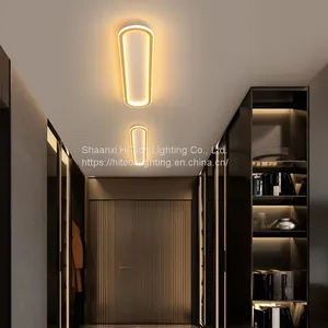 Led Acrylic Strip Chandeliers For Bedroom Balcony Aisle Lamp Lighting Modern Living Room Lights Kitchen Fixtures thumbnail-5