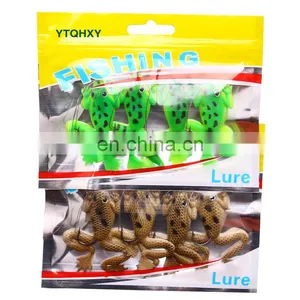 5.2g/6cm Frog Soft Lure Bait With Hook, a Bag of 4 Frog Bait thumbnail-4