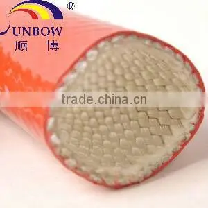 Heavy Wall Silicon Fiber Glass Protectional Fire Sleeving thumbnail-1