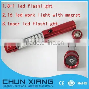 24+1 Led Work Light Magnet Led Inspection Lamp Laser Flashlight thumbnail-1