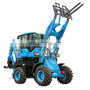 China Construction Machinery Good Quality Backhoe Loader Wheel Front Loader And Backhoe Front Loader And Backhoe thumbnail-1