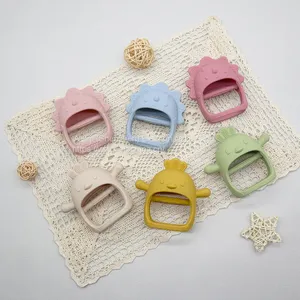 Teething Glove Chew Wholesale Baby Wrist Silicone Teether thumbnail-4