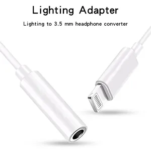 Original MFi Certified Lightning to 3.5mm Headphone Jack Adapter Earphone Converter for Iphone 7/8/X thumbnail-5