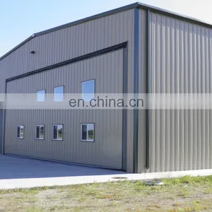 100x100 Prefabricated Steel Structure Building Warehouse Steel Building thumbnail-3