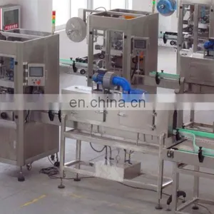 Automatic Beverage Bottle Label Machine Bottle Mouth Sealing Shrink Machine thumbnail-2