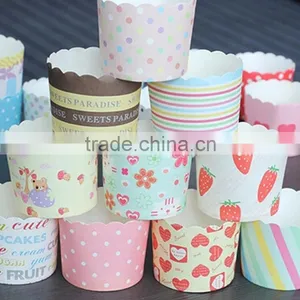 Yellow With Red Dot Paper Baking Cake Mould,Muffin Cake Cup,Bakeware Cupcake Liner for Birthday Day thumbnail-1