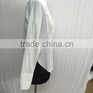 Woman Cotton White Shirt Design thumbnail-4