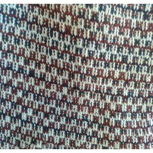 Premium 100% Polyester Yarn-Dyed Striped Coarse Needle Hacci Brushed Fleece Fabric for Winter Sweaters‌ thumbnail-5