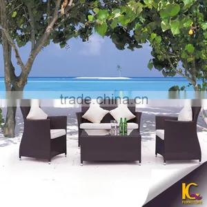 Cheap Outdoor Wicker Furniture Rattan Sectional Beds Sofa With Good Service thumbnail-3