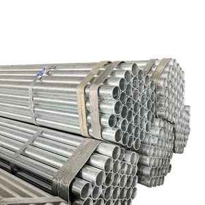 Hot DIP Galvanized Steel Pipe HDG Round Steel Pipe Hollow Section Steel Pipe for Construction Building Scaffolding thumbnail-3