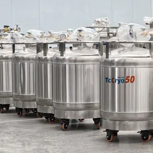 Angola YDZ 100L Self-pressurizing Liquid Nitrogen Container TcCryo Ln2 Supply Tank thumbnail-5