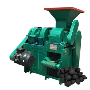 Small Sawdust Charcoal Briquette Making Press Machine Made Bbq Charcoal Compressed Coal Industry Machines Automatic EPC thumbnail-1