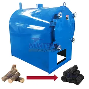 Wood Lump Charcoal Carbonization Oven Charcoal Making Machine Using Waste Wood Bamboo EPC thumbnail-1