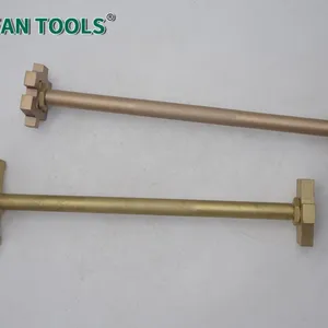 Non-Sparking Double Head Drum Wrench, 350mm Long, 70x70/95x70mm Heads, Aluminum Bronze, Standard Compliant, Warranty Included thumbnail-5