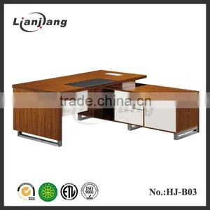 High Tech Manager L-type Office Table thumbnail-2