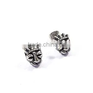 Fashion Earring Designs New Model Stainless Steel Leopard Head Earrings thumbnail-2