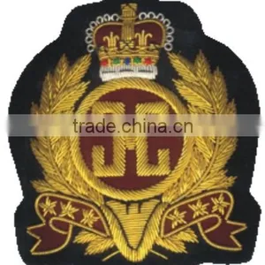 Emabroidred Blazer Bullion Hand Cap Fashion Club School Airline Badges thumbnail-1