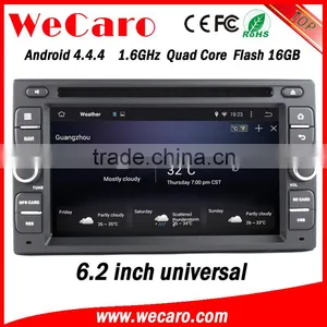 Wecaro 6.2" WC-2U6008 Android 4.4.4 Car Stereo Touch Screen Car Dvd Player With Reversing Camera WIFI 3G 16GB Flash thumbnail-1