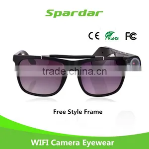 New Arrival Sunglasses Video DVR Mini DV DVR Wireless Sun Glasses Wifi Camera thumbnail-1