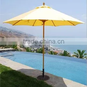 Top Quality Hotel Wooden Umbrella thumbnail-2
