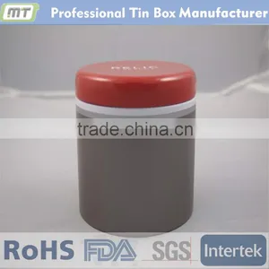 Round Empty Coffee Can With Insert Lid thumbnail-4