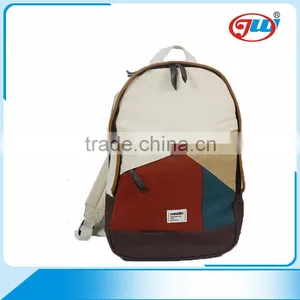 2016 New Design Durable Canvas Backpack Bag School Bag thumbnail-3